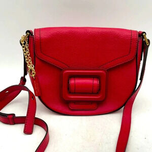 The Bridge Firenze 1969 Red Leather Crossbody Bag